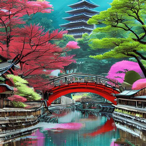 Beautiful Scenery Japan Extremely Detailed Vibrant Cinematic Luxury ...