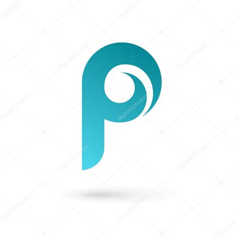 Letter P logo icon design template elements — Stock Vector © arbuzu ...