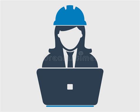 Computer Engineer Icon. stock vector. Illustration of fixing - 133454666