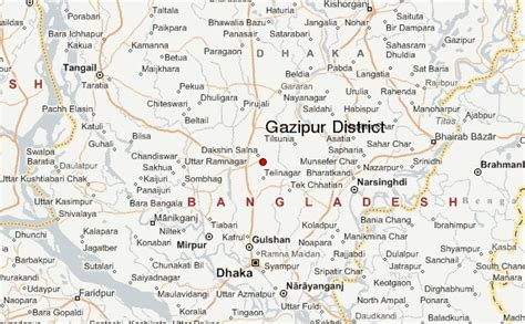 Gazipur District Location Guide