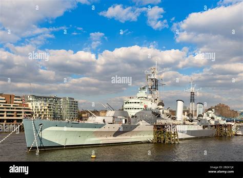 HMS Belfast museum ship, London, UK Stock Photo - Alamy