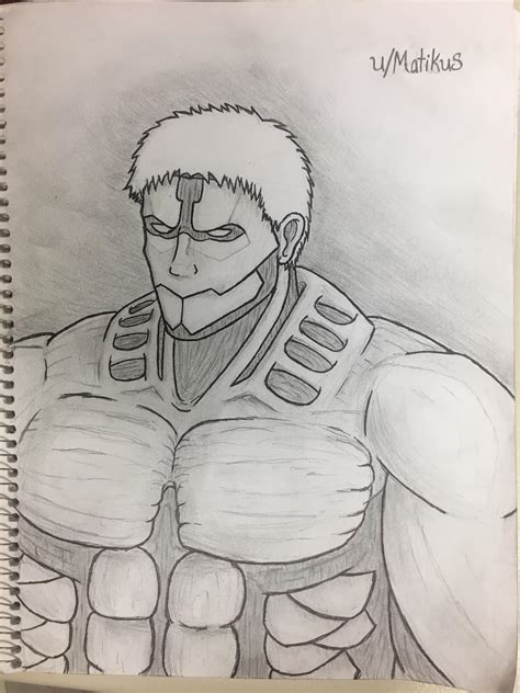 Aot Armored Titan Drawing - Dressing Down