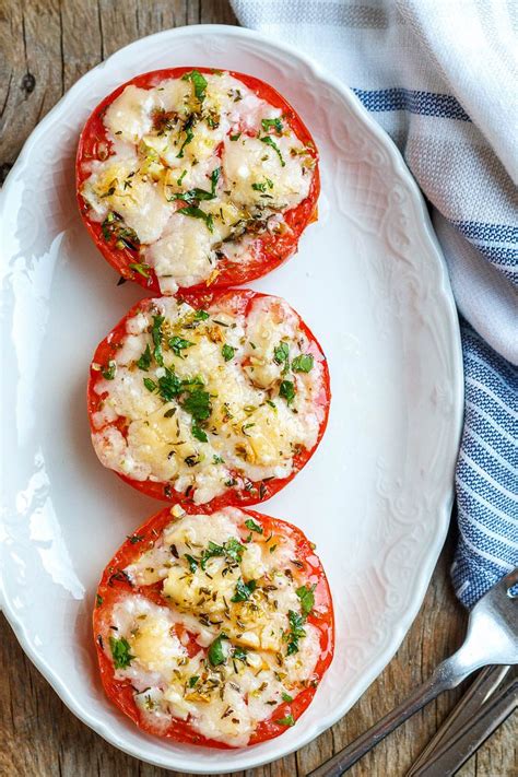 Baked Parmesan Tomatoes Recipe — Eatwell101