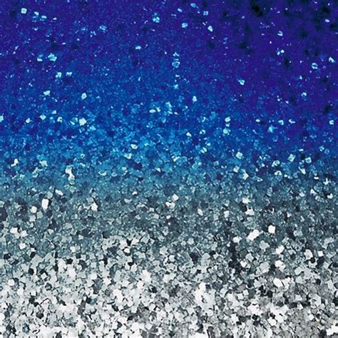 Blue and Silver Glitter Wallpaper