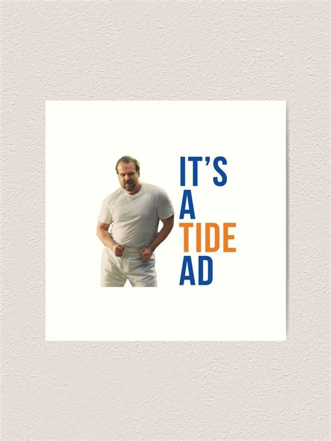 "It's A Tide Ad Superbowl Commercial 2018" Art Print for Sale by ...