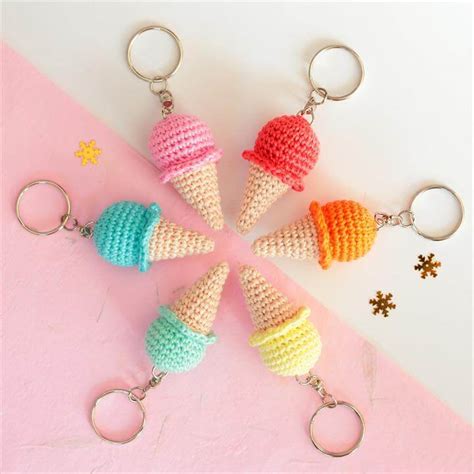 62 Easy Handmade Fun Crochet Pattern Keychains | DIY to Make