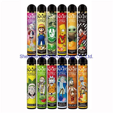 China Original 12 Flavors 1600puffs Disposable Electronic Cigarette ...