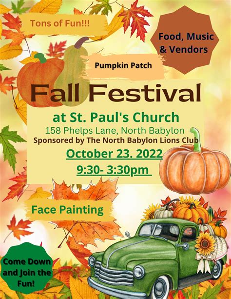 Oct 23 | North Babylon Fall Festival | Deer Park, NY Patch