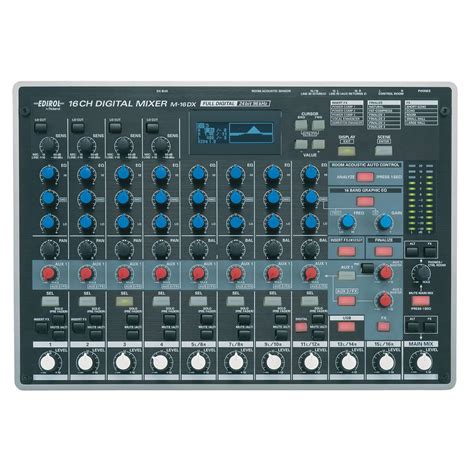 Edirol M-16DX Digital Audio Mixer Interface - USB Interfaces from Inta ...