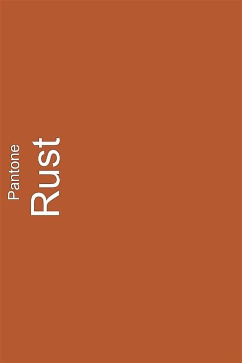 Rust Pantone Color | Wyvr Robtowner