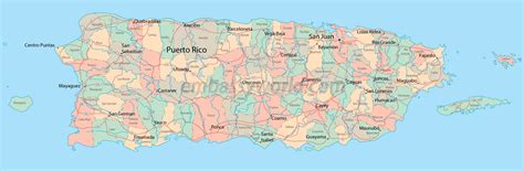 Puerto Rico Map