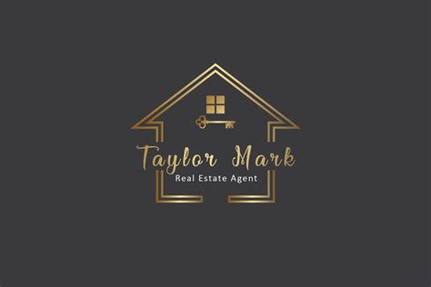 Real Estate Agent Logo with House Sign - Realtor Logo Design