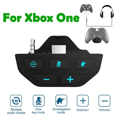 Stereo Headset Adapter for Xbox One/X/S Controller, EEEkit Audio ...