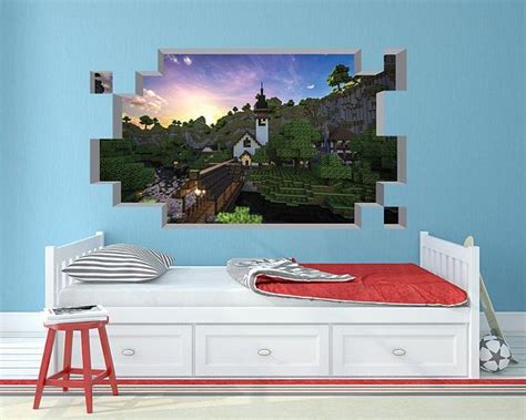 Minecraft Wall Decal | Wandtattoos, Minecraft-schlafzimmer, Minecraft ...