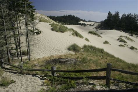 Sand dunes at Florence Oregon. Lived here about 4 months and it rained ...