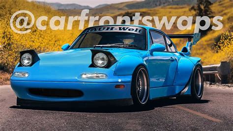 Porsche 911 RWB "Miata" Is the King of Pop-Up Headlights - autoevolution