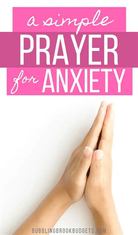 A Simple Prayer for Anxiety (+ Free Printable Version)