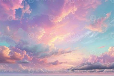 Pastel Sky Background, Dreamy Sky Background, Pastel Sky Wallpaper ...