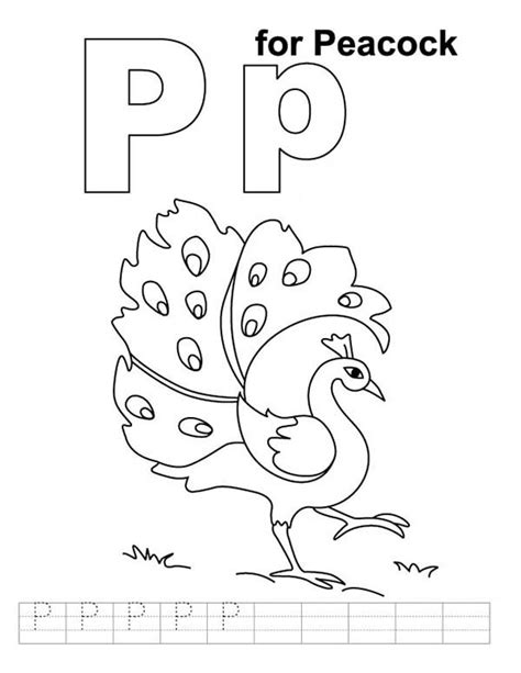 Preschool Letter P Coloring Pages Coloring Pages