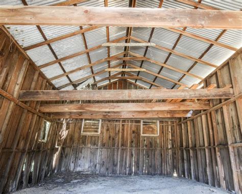 Interior of an Old Abandoned Barn Stock Photo - Image of broken, cruz ...