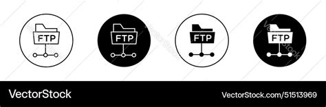 Ftp icon Royalty Free Vector Image - VectorStock