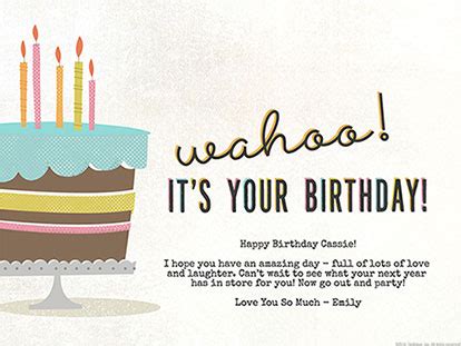 Virtual birthday cards - nsadt