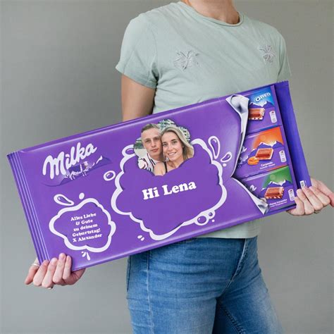 Große Milka Schokolade mit Namen und Foto personalisieren | YourSurprise