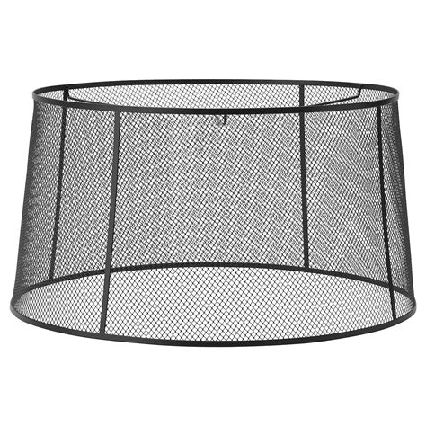 FAXSTAD Pendant lamp shade - metal, black - IKEA