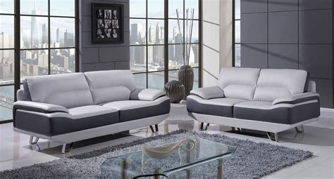 U7330 Living Room Set (Nat Light Grey and Dark Grey) - Living Room Sets ...