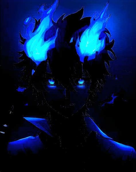 Neon Blue Anime Wallpaper | Blue anime, Anime art dark, Anime