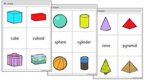 3D Shapes | Display – Primary Stars Education