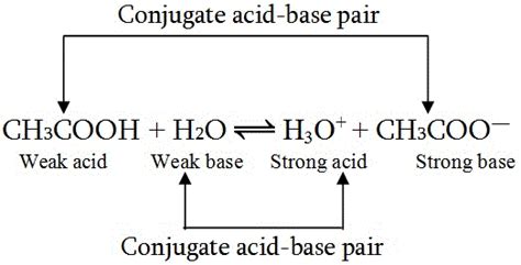 What is a conjugate acid and base pair? + Example