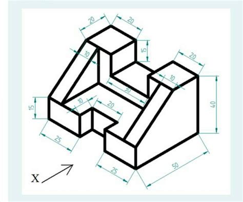 First Angle Orthographic Projection Examples