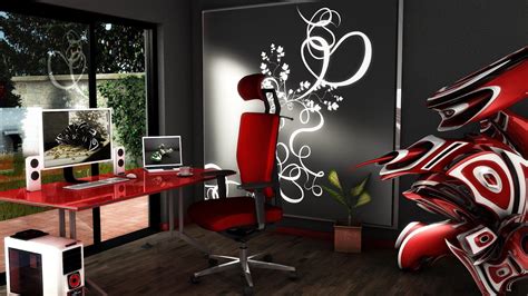 Cool Office 3D Design - Mystery Wallpaper