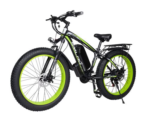 Buy YinZhiBoo SMLRO Electric Bike E-Bike Fat Tire Electric Bicycle 26 ...