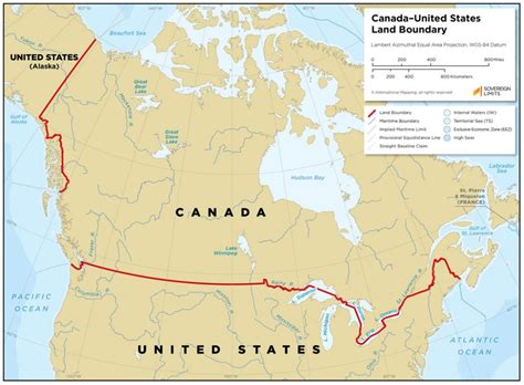 Us Canada Border Map – Map Of The Usa With State Names