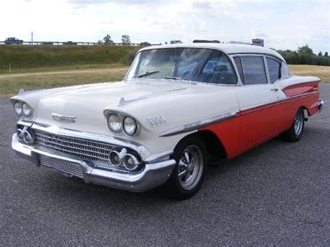 '58 Chevy Bel Air - My parents' was black, which set off the chrome ...