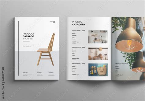 Product Catalog Template Stock Template | Adobe Stock