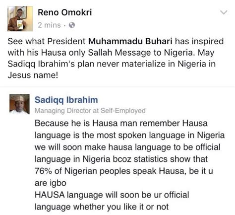 “We Will Soon Make Hausa The Official Language In Nigeria" - Nigerian ...