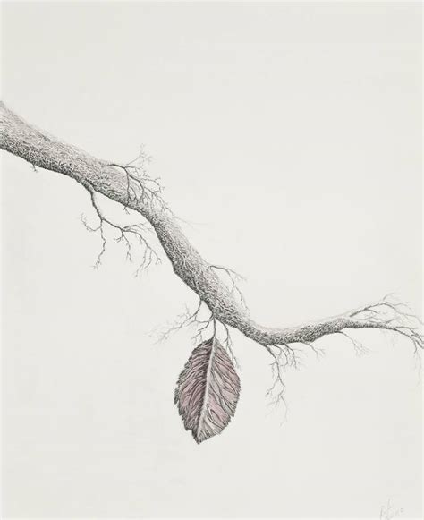 Tree Branch #5 Drawing by Roxene Rockwell | Saatchi Art