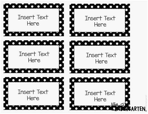 Editable Printable File Label Template