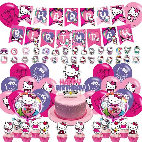 Buy Hello Kitty Party Decorations,Birthday Party Supplies For Hello ...