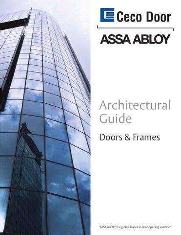 Ceco Doors & Frames by clearymillwork - Issuu