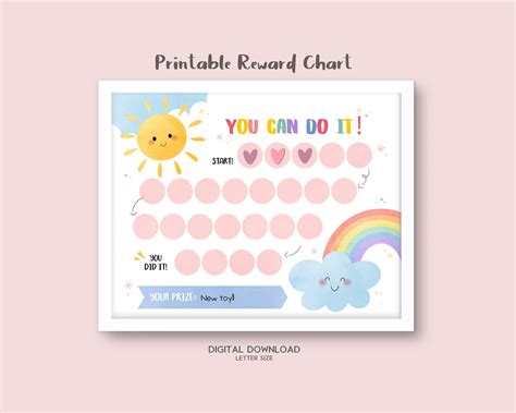 Girls Sticker Chart