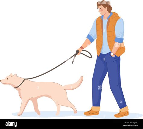 Young White Male Dog Walker Hi Res Stock Photography And Images Alamy