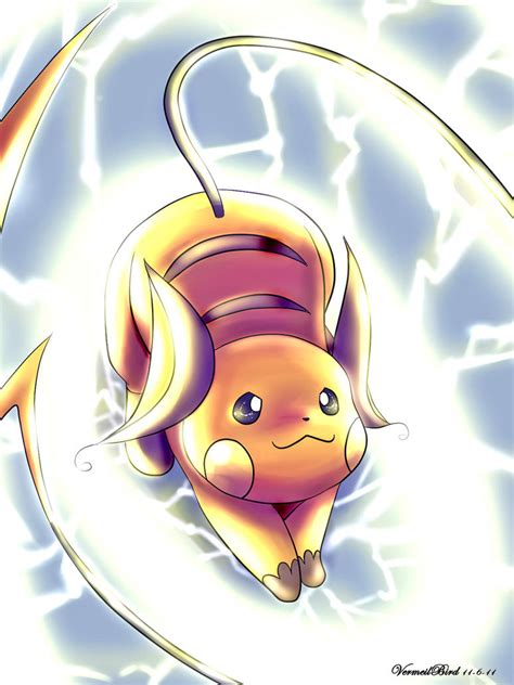 Lightning Raichu by Vermeilbird on DeviantArt