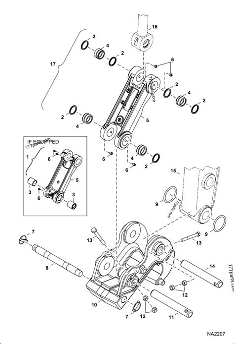 Bucket Link (Pin-On X-Change) - Excavators Bobcat E35 (A93K11001 ...