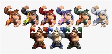 Donkey Kong - Donkey Kong Skins Smash 4 PNG Image | Transparent PNG ...