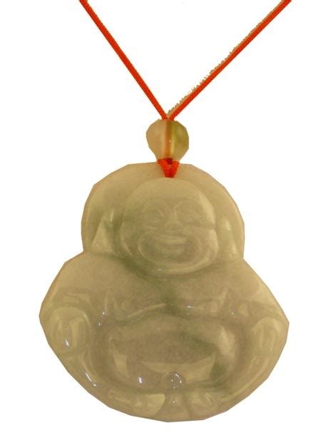 Chinese Jade Pendant Necklace (Buddha)