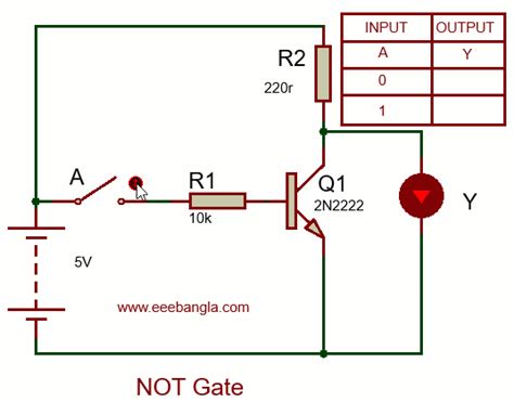 Circuit Diagram Of Not Gate - Knittystash.com